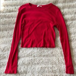 Bozzolo Red Long Sleeve Tee